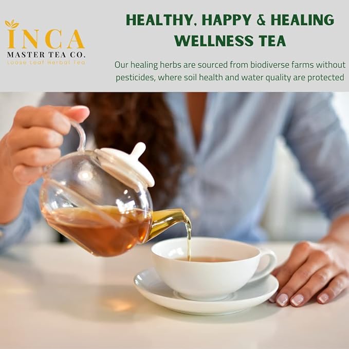 Inca Master Tea Cola De Caballo Hierba, Horsetail Tea in Loose Leaf Form - 3.5 Ounces of Cola DE Caballo Herbs - Sourced From Peru