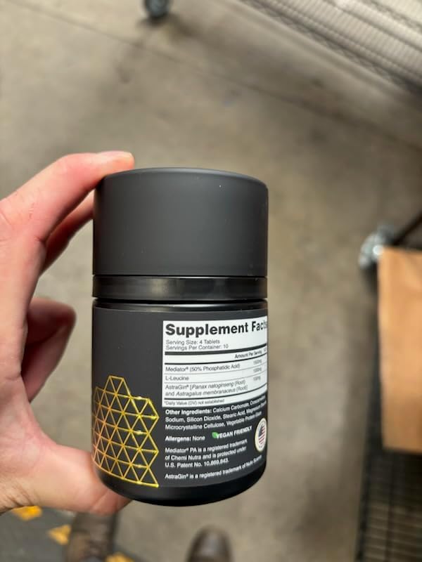 HPN PA(7) Phosphatidic Acid Muscle Builder Top Natural Muscle Builder - Boost mTOR | Build Mass and Strength from Your Workout | 10 Day Supply