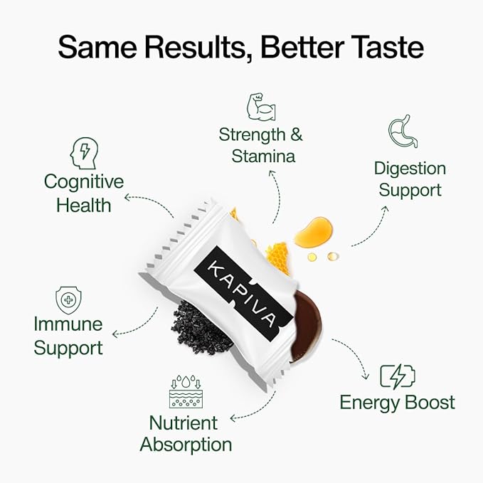 Pure Himalayan Shilajit Gummies I Upto 70% Fulvic Acid | 80+ Essential Minerals| Immune Support & Vitality for Men, Women I 500 mg per Day | Non-GMO I 100% Natural & Organic