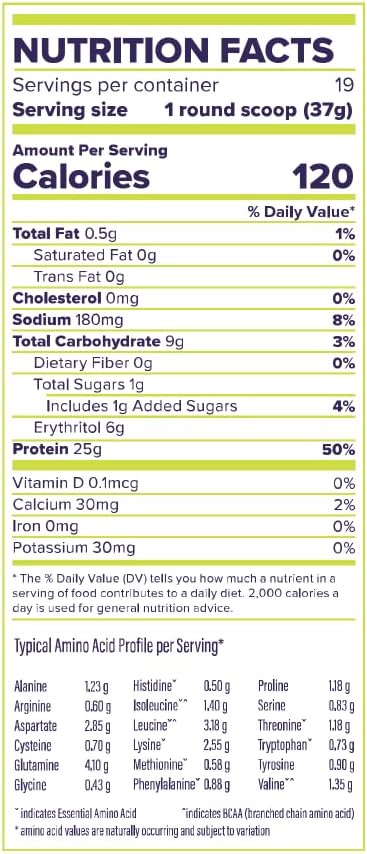 Boba Tea Protein Whey Protein Isolate (Chrysanthemum Tea), 5.9g BCAAs, Gluten Free, Zero, Sugar, Bubble Tea Protein Powder