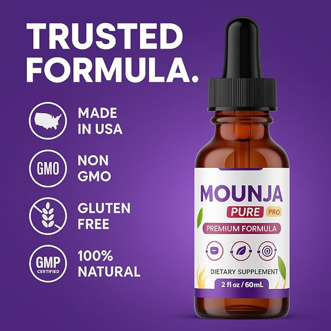 Mounja Pure Pro Premium Formula Dietary Supplement, 60 Servings (3)