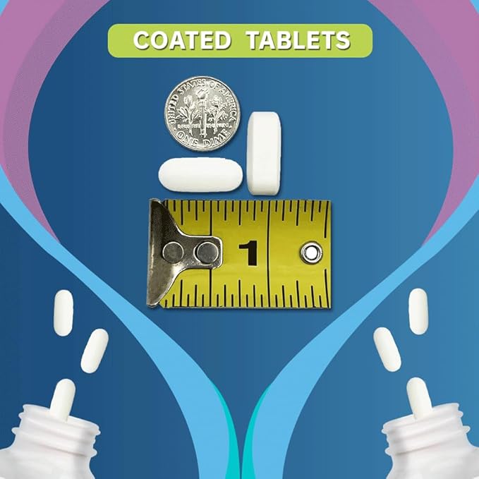 BariatricPal Easy Swallow Calcium Citrate (600mg) and D3 Coated Tablets (180-Day Supply)