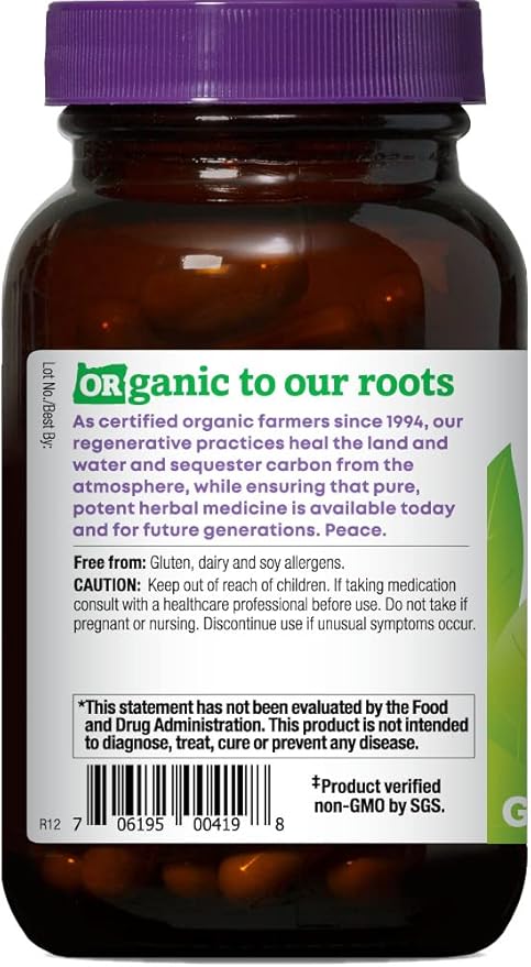 Oregon's Wild Harvest Non-GMO Feverfew (F.D.), Organic Herbal Supplements, 90 Count