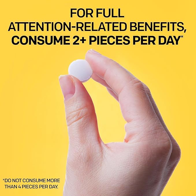 Paraxanthine Supplement 100mg - Caffeine Free Focus Supplement for Productivity & Attention Support - Clinically Tested Enfinity Paraxanthine - Jitter Free Energy Support - 30 Melon Mint Focus Bites