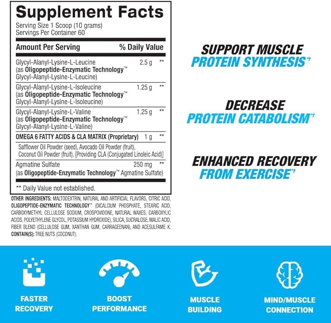 BPI Sports Best BCAA - BCAA Powder - Branched Chain Amino Acids - Muscle Recovery - Muscle Protein Synthesis - Lean Muscle - Improved Performance – Hydration – Fruit Punch - 60 Servings - 1.32 Pound
