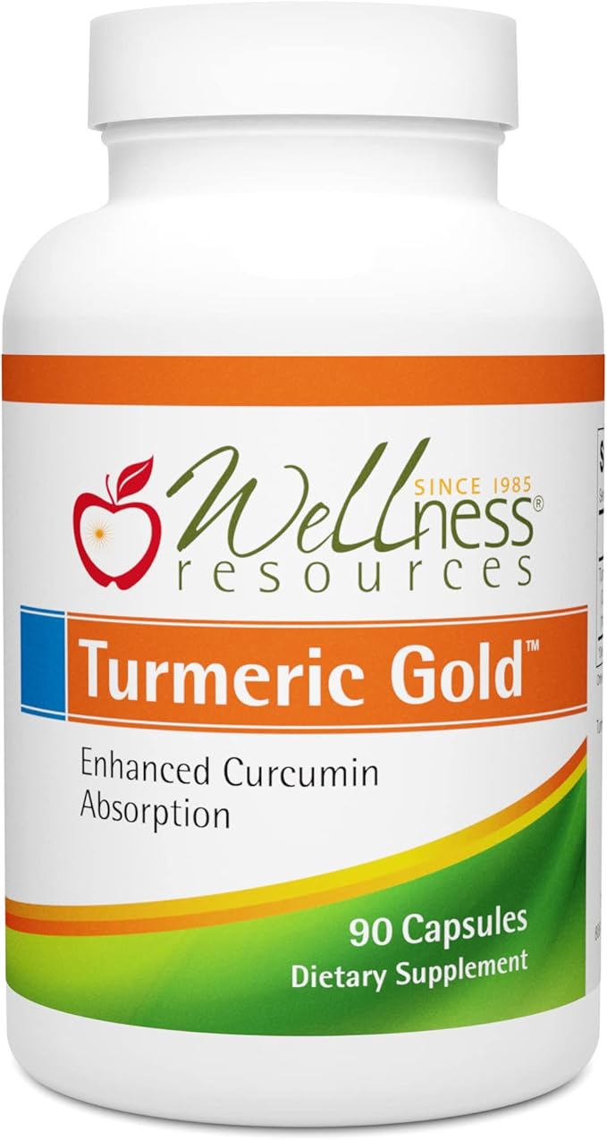 Turmeric Gold Caps with TurmiPure Turmeric Extract - 90 Servings - Highest Curcuminoid Bioavailability - Non-GMO, Vegan, Gluten-Free Turmeric Supplement …
