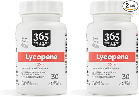 Whole Foods Market 365, Lycopene 20 mg, 30 Count (Pack of 2)
