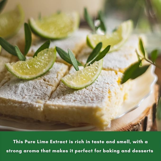 Native Vanilla - Pure Lime Extract - 4 Fl Oz - Pure Flavors and Extracts - Perfect for Cooking, Baking, and Dessert Crafting