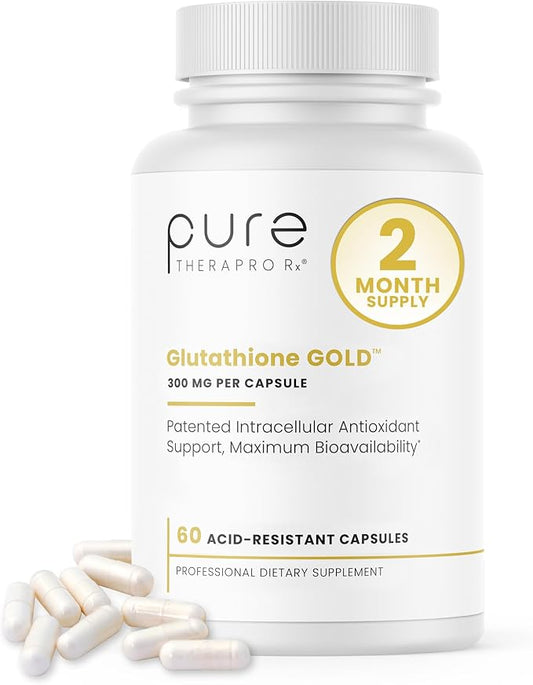 S-Acetyl Glutathione GOLD 300mg PER Capsule - 60 DRcaps "Acid-Resistant" | Extra-Strength | Patented Acetylated Form of Glutathione (Emothion®) | Pharmaceutical Grade | Free-of Harmful Stearates