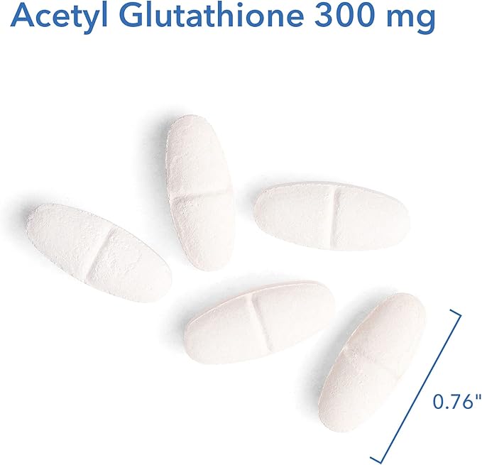 Allergy Research Group Acetyl-Glutathione - S-Acetyl-L-Glutathione, Well Absorbed Oral Immune Support, 300 mg Supplement - 60 Count