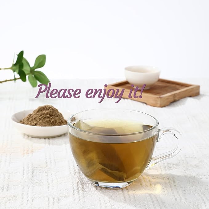 Premium 50 Hyssop Tea Bags, Made with Natural Hyssop Flowers, Support Digestion & Promote Relaxation, No Artificial Flavors & Caffeine Free.