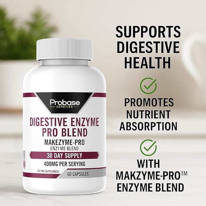 Digestive Enzyme Pro Blend 60 Capsules 30-Day Supply