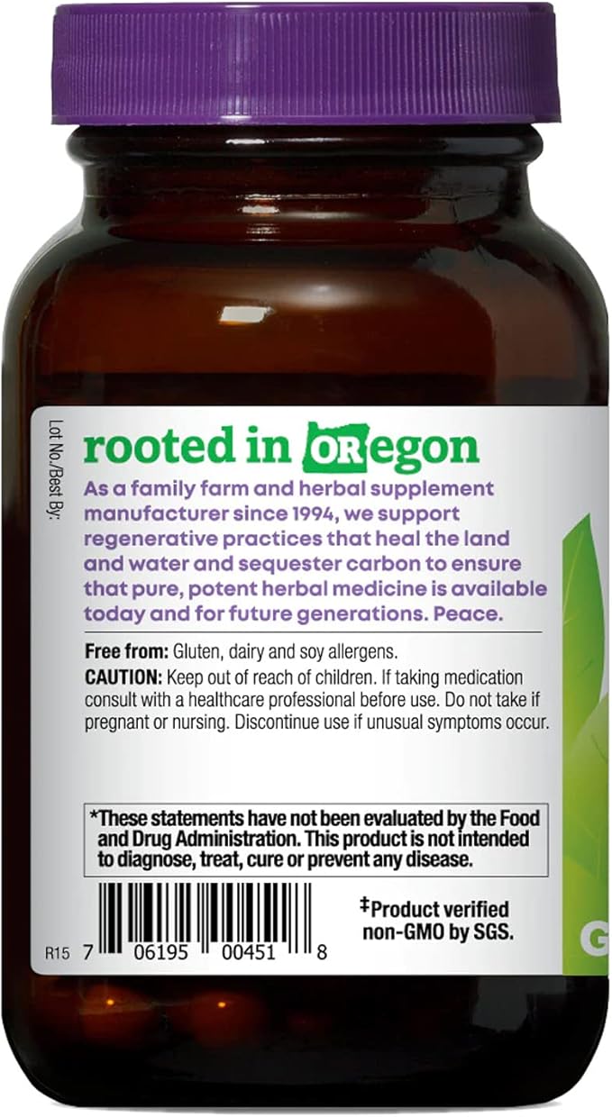 Oregon's Wild Harvest Nettle Quercetin Capsules, Non-GMO Organic Herbal Supplements, 60 Count
