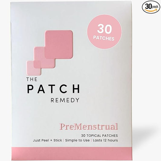 Pre Menstrual Patch | Chasteberry, Magnesium, Evening Primrose, Dong Quai, B6 & Vitamin E | 30 Patches