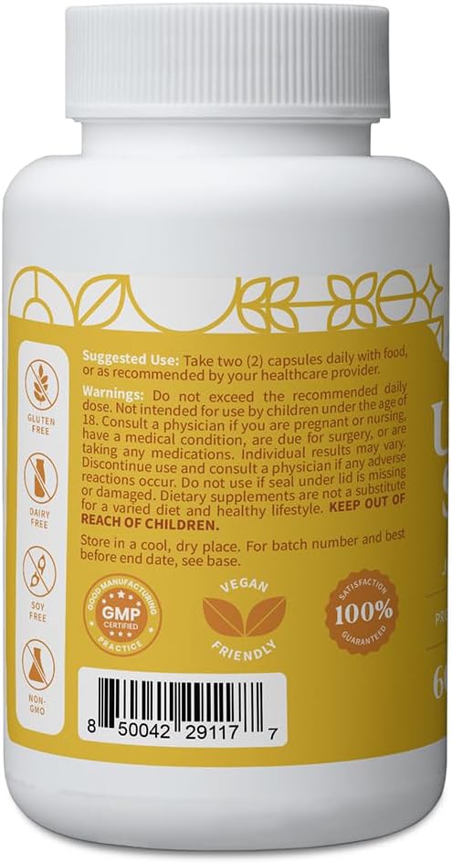 Pattern Wellness Uric Acid Support Supplement – Supports Uric Acid Balance & Joint Wellness – Herbal Formula – 3rd Party Lab Tested – 60 Veggie Capsules