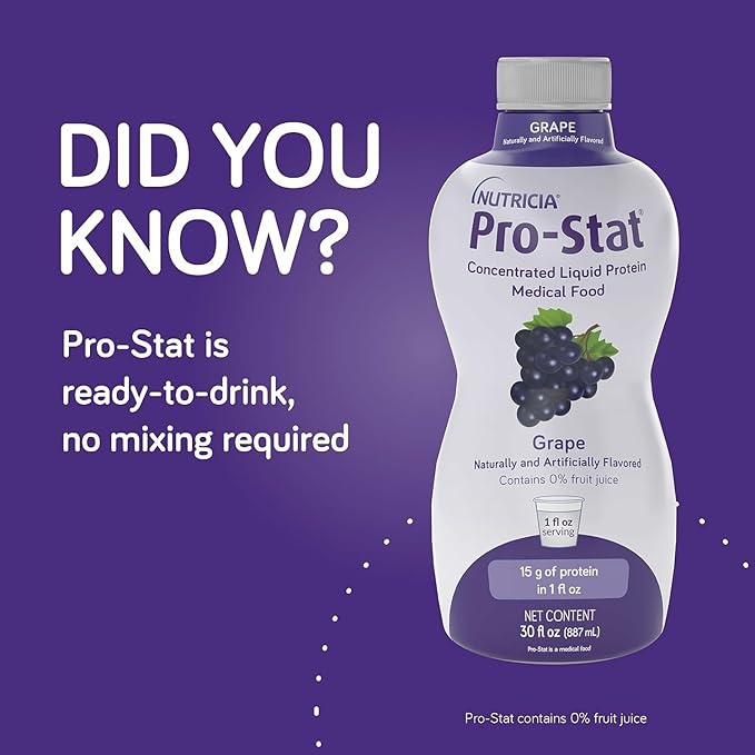 Pro-Stat Concentrated Liquid Protein Medical Food - Grape, 30 Fl Oz Bottle