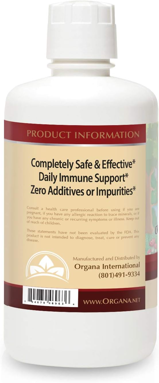 Organa Crystalline Nano Colloidal Silver - 100 PPM - 32 oz Bottle
