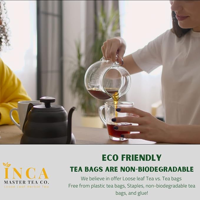 Inca Master Tea Cola De Caballo Hierba, Horsetail Tea in Loose Leaf Form - 3.5 Ounces of Cola DE Caballo Herbs - Sourced From Peru