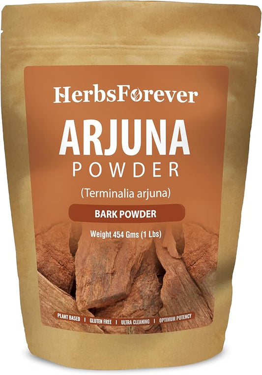 Arjuna Powder Terminalia Arjuna Non GMO, Vegan 454 GMS