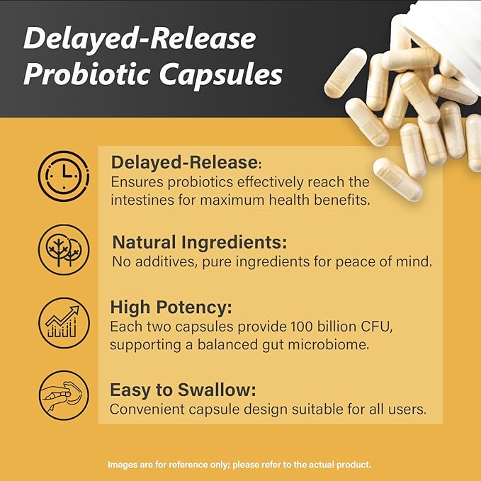 Probiotics with Prebiotics for Men and Women - 35 Strains Organic Probiotics 100 Billion CFU for Gut & Digestive Health, Vegan Acidophilus Probiotic Supplement, Non-GMO Raw Probiotic 60 Capsules