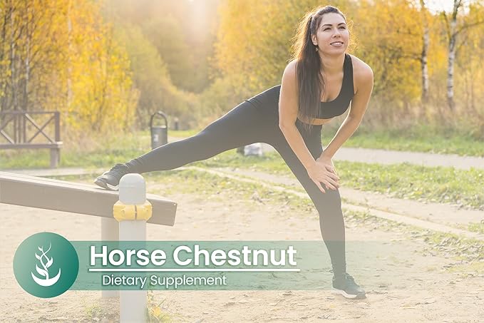 PURE ORIGINAL INGREDIENTS Horse Chestnut (100 Capsules) Always Pure, No Additives Or Fillers, Lab Verified