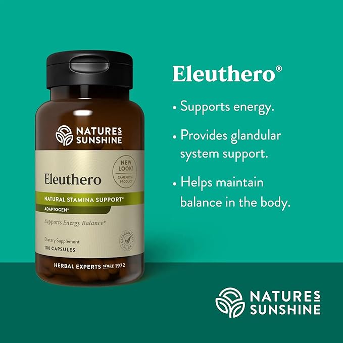 Nature's Sunshine Eleuthero, 100 Capsules