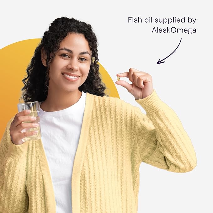 Healthy Origins Triple Strength Omega 3 Fish Oil 1250mg from Wild Alaska Pollock, with DHA, EPA & Omega 3s, Gluten-Free Non-GMO 180 Softgels