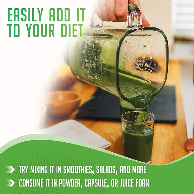 XPRS Nutra Organic Wheatgrass Juice Powder - Sustainably Grown - Instant Wheat Grass Juice Powder Made from Concentrated Juice - More Potent Than Organic Wheatgrass Powder - 8 Ounce