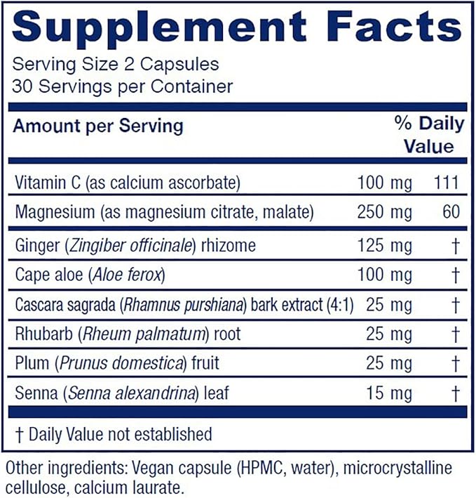 Vitanica LaxaBlend, Natural Laxative, Vegan, 60 Capsules