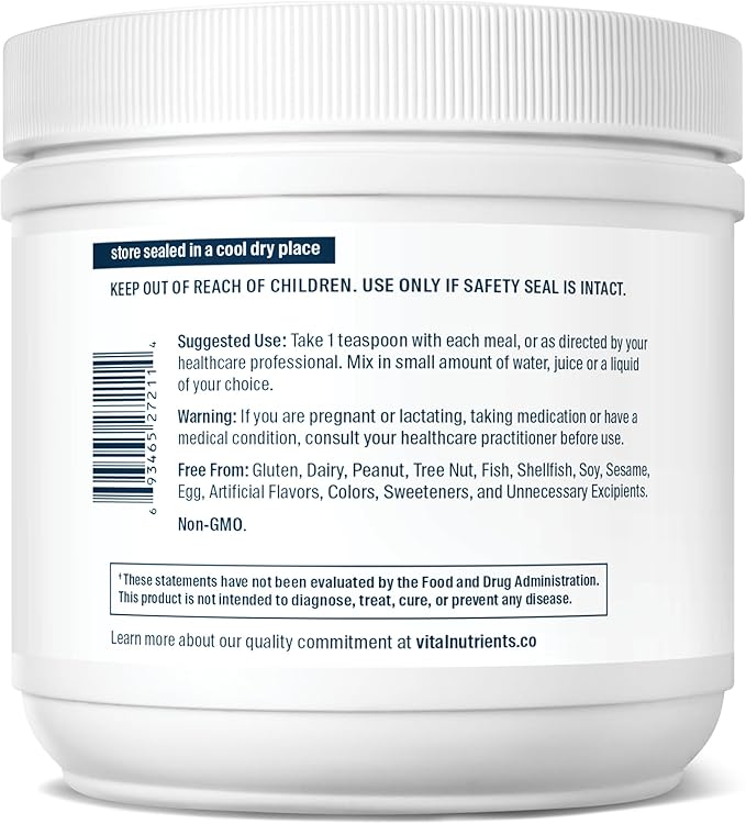 Vital Nutrients Digest Ease (Formerly Heartburn Tx) | Occasional Heartburn & Indigestion Relief | Supports Healthy GI Function & Helps Soothe GI Tract | Gluten, Dairy, Soy Free | Non-GMO | 50 Servings