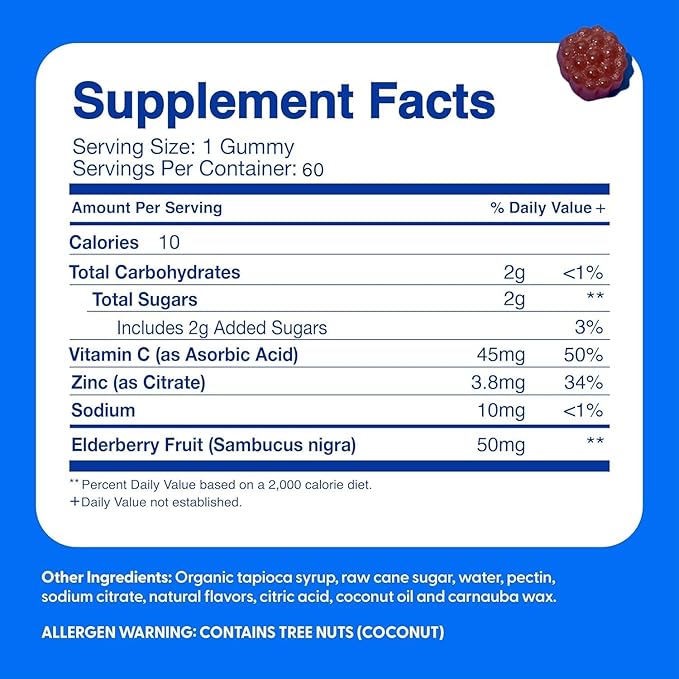 Feel Great Kids Elderberry Gummies with Zinc and Vitamin C (2-Pack) | Immune Support Sambucus Elderberry | Berry Flavored Vegan Multivitamins | 90 Count