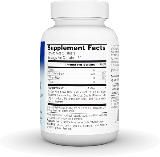 Planetary Herbals Cranberry Bladder Defense, Supports Genito-Urinary Health*, 865 mg - 60 Tablets