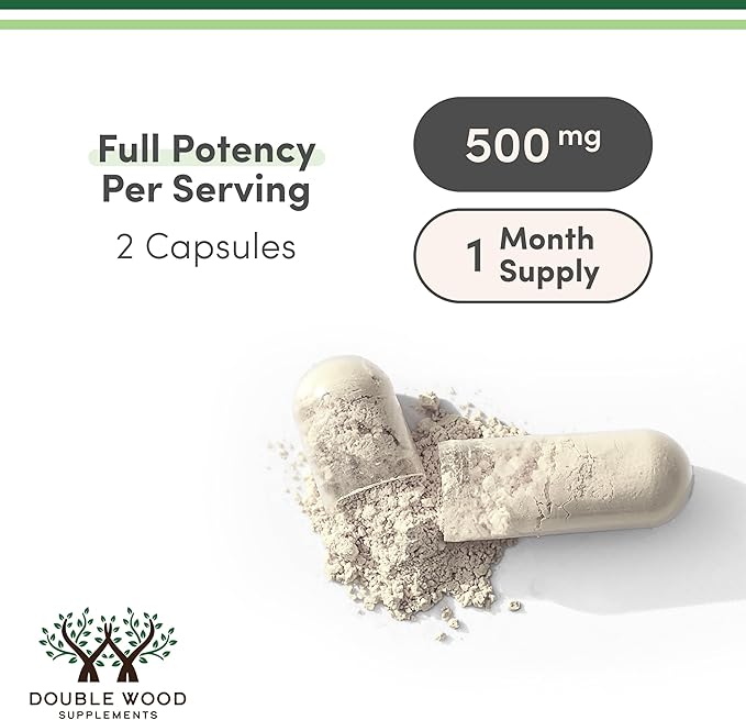 TUDCA Bile Salts Liver Support Supplement, 500mg Servings, Liver and Gallbladder Cleanse Supplement (60 Capsules, 250mg) Genuine Bile Acid TUDCA with Strong Bitter Taste by Double Wood