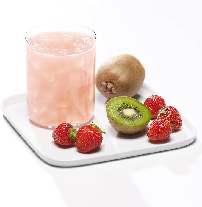 High Protein Fruit Flavored Powder Drink Mix, 15g Protein, Low Calorie, Sugar Free, Ideal Protein Compatible, 7 Servings Per Box (Strawberry Kiwi)