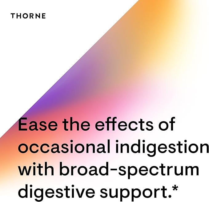 THORNE - Advanced Digestive Enzymes (Formerly Bio-Gest) - Blend of Digestive Enzymes to Aid Digestion* - Gut Health Support with Pepsin, Ox Bile, Pancreatin - 180 Capsules - 90 Servings