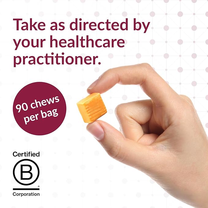 Bariatric Advantage Calcium Citrate Chewy Bites 500 mg - Highly Absorbable & Digestible - Vitamin D3 - Easily Chewable Calcium Supplement - Tropical Orange - 90 Count