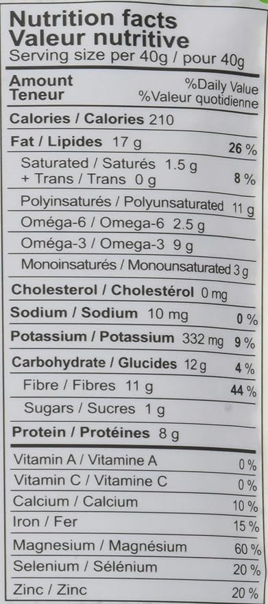 Elan Organic Flax Seed, 9.7 oz, Whole Seeds, Raw Seeds, Non-GMO, Vegan, Gluten-Free, Kosher, High in Fiber, Gels Easily (Pack of 2)