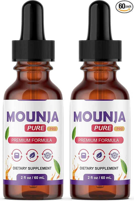 Mounja Pure Pro Premium Formula Dietary Supplement, 60 Servings (2)
