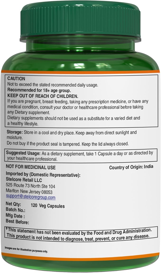 Pure Nutrition Neem Capsules 700mg. (Equivalent to 2600mg Neem Leaf Powder and Bark Powder) Non GMO | Once Daily | 120 Days Supply.