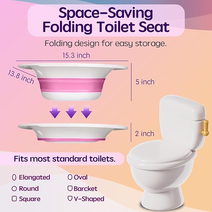 Yoni Steam Seat, Sitz Bath for Toilet, Expandable Basin for Perineal Soaking and V Steaming, Sitz Bath Seat for Hemorrhoids and Postpartum Care Soak