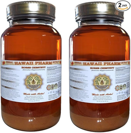 Horse Chestnut (Aesculus hippocastanum) Liquid Extract 2x32 oz Unfiltered