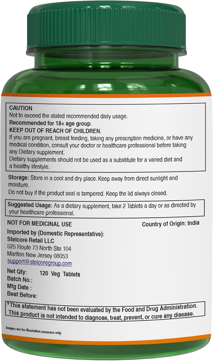Pure Nutrition Organic Shatavari Tablets - 1200mg | 120 Count | USDA Organic | Promotes hormonal Balance & Female Reproductive Health | Non-GMO | Gluten-Free