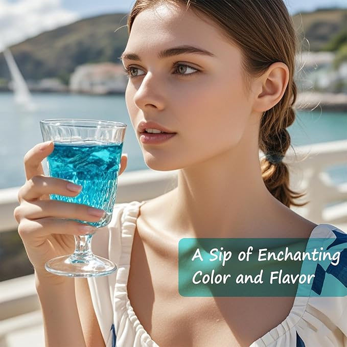 Ovikaso Tea, Butterfly Pea Flower Tea, 3.53 oz (300+ Cups), 100% Natural, Non-GMO, No Caffeine, Brew Hot or Iced tea, Baking, Cocktail, Herbal Tea
