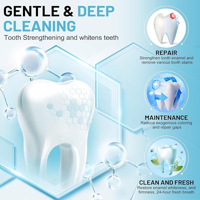 Hydroxyapatite Toothpaste for Advanced Enamel Protection, Gentle and Effective Formula, Fresh Breath, Deep Cleaning Care Toothpaste,Suitable for Sensitive Teeth (4)