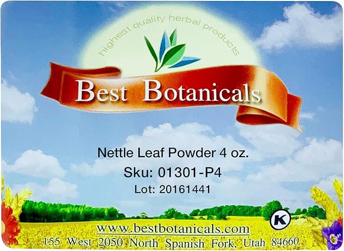 Best Botanicals Nettle Leaf Powder 4 oz.