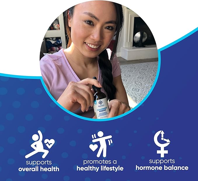 NuEthix Formulations Chasteberry Double Strength 50mg, May Help Balance Estrogen Dominance and May Help Support Menstrual Cycle, 60 Servings