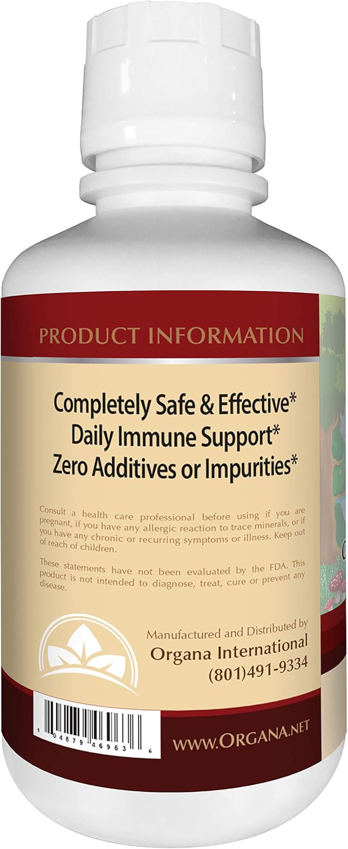 Organa Crystalline Nano Colloidal Silver - Ultra Pure Silver Liquid for Immune Support - Ultimate Bio Active Supplement Solution - Plata Coloidal - 16 Ounces - 30 PPM