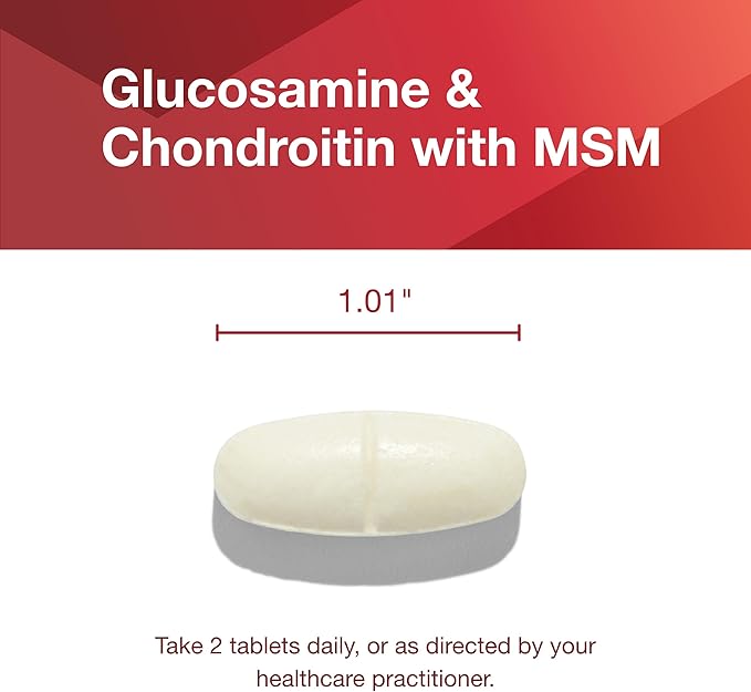 PROTOCOL FOR LIFE BALANCE Glucosamine & Chondroitin - Joint Support - Non-GMO & Dairy Free - 120 Tablets