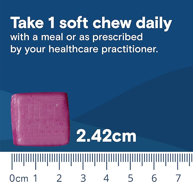 Bariatric Fusion Bariatric Calcium Supplement Chews | Calcium Citrate with Vitamin D3 Bariatric Vitamin | Sugar Free Chewable |500mg |Cranberry Grape | 60 Count