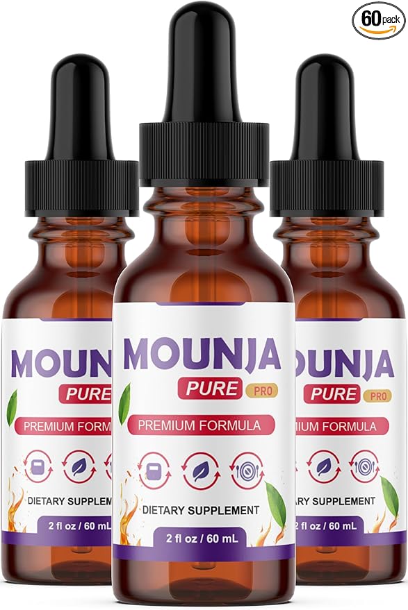 Mounja Pure Pro Premium Formula Dietary Supplement, 60 Servings (3)